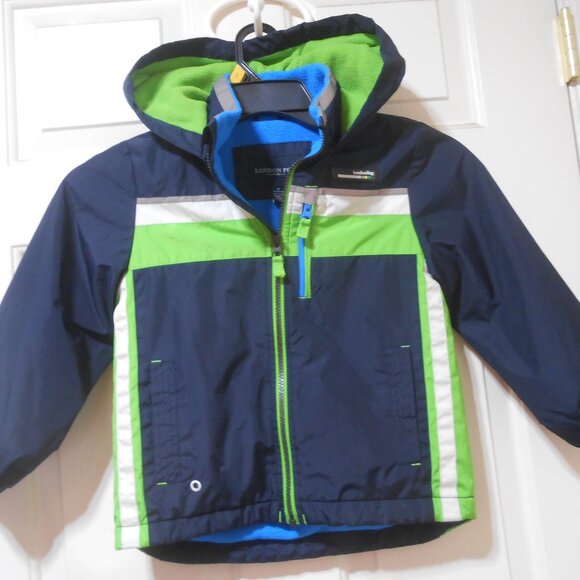 London Fog Other - Excellent Boys size 6 London Fog hoodie rain Jacket w/ pockets fleece lining 👦